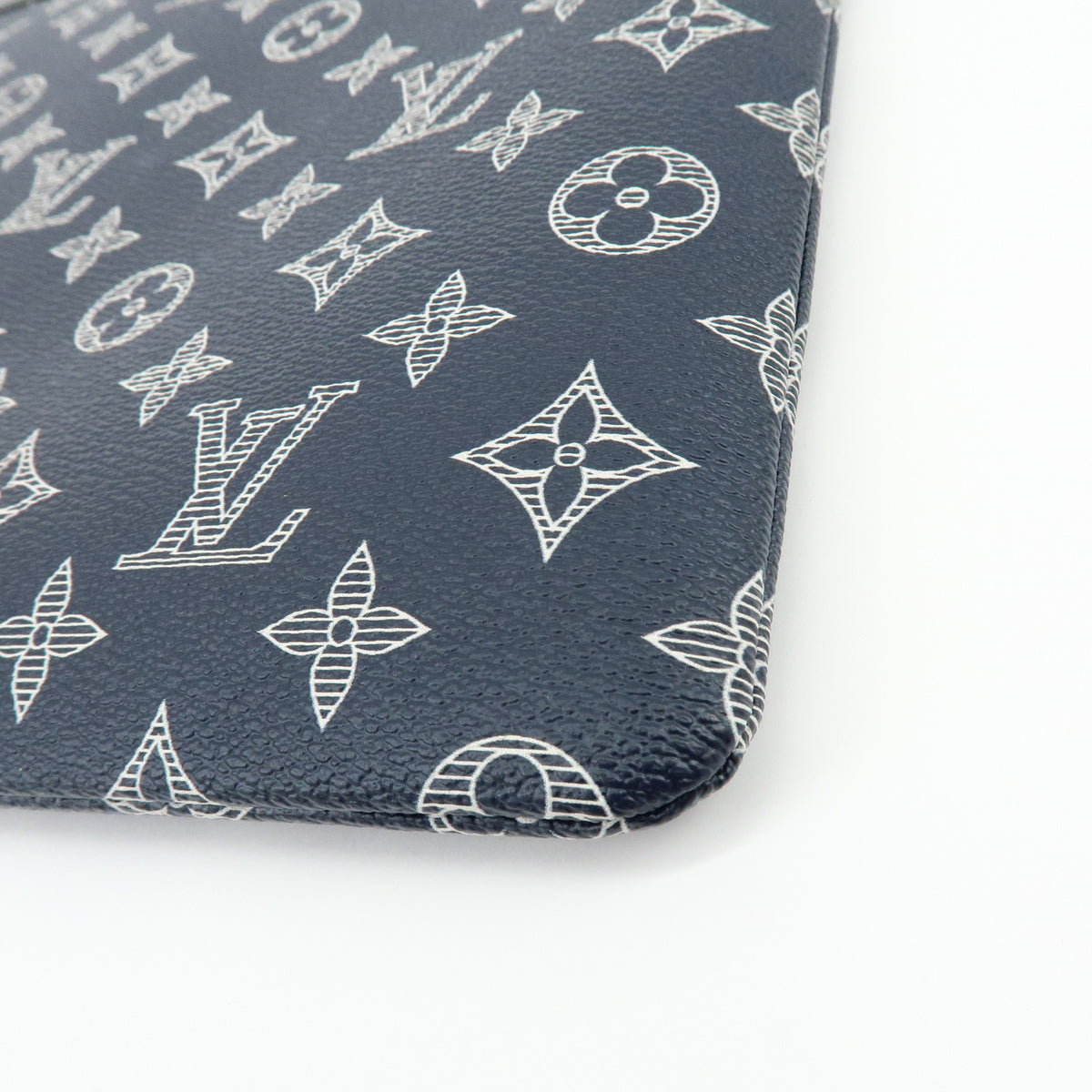Louis Vuitton Monogram Ink Upside Down Pochette Apollo Navy M62905