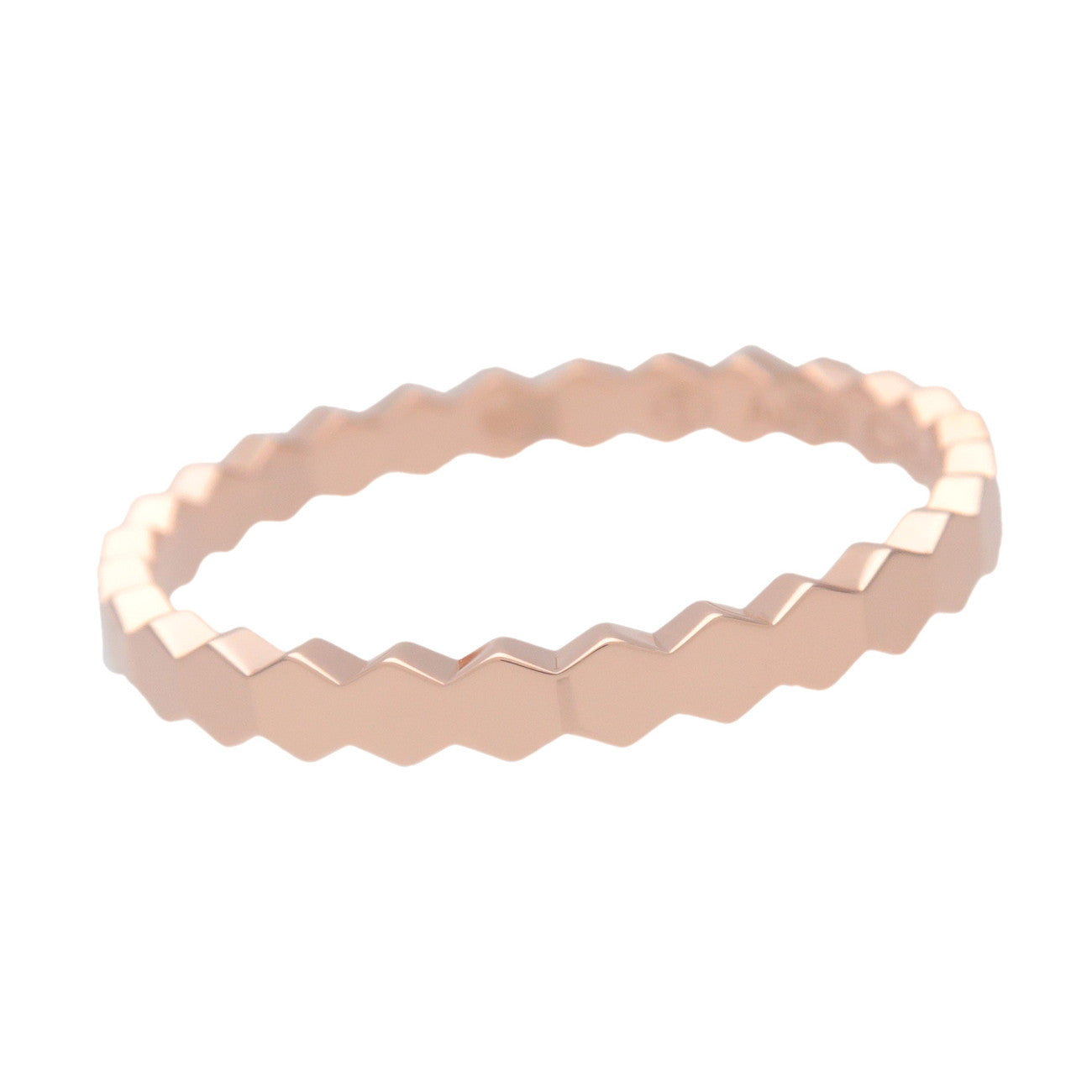 CHAUMET Bee My Love Honeycomb Ring K18 750PG Rose Gold #53 081931