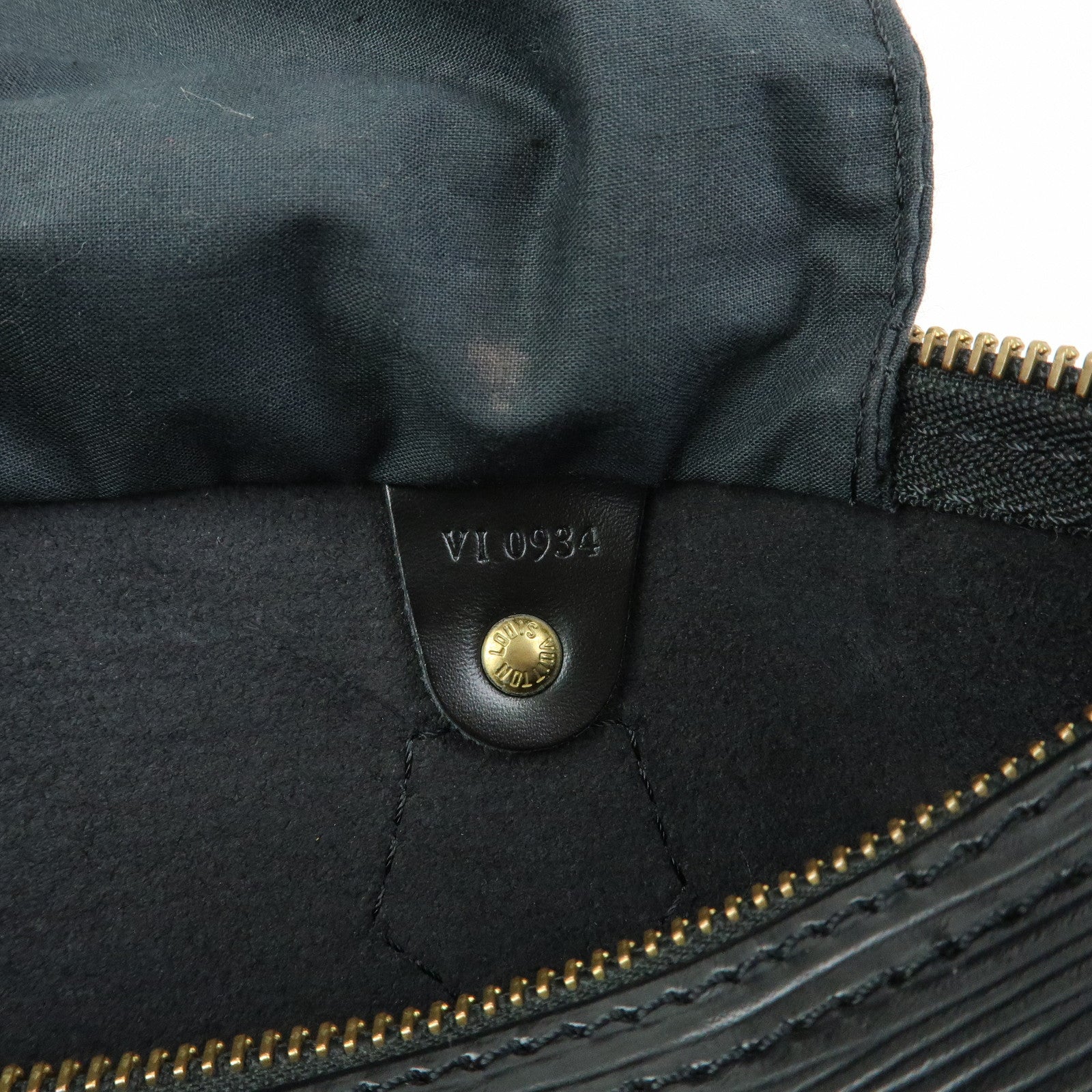 Louis Vuitton Epi Speedy 25 Boston Bag Hand Bag Noir Black M43012