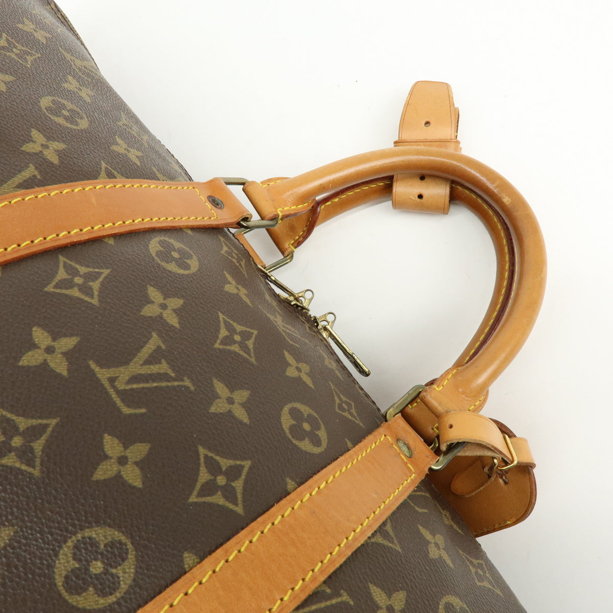 Louis Vuitton Monogram Keep All 55 Boston Bag Brown M41414