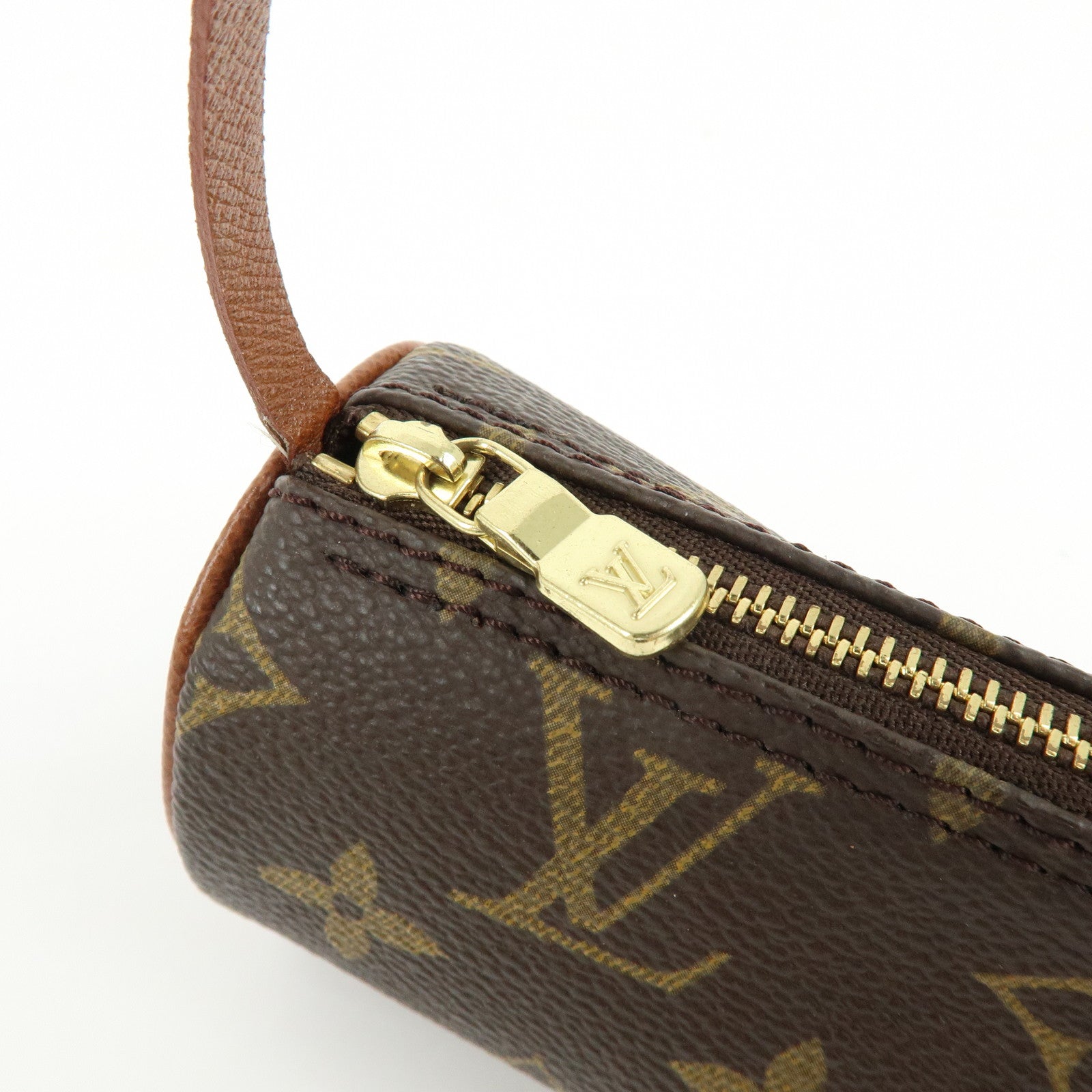 Louis Vuitton Monogram Mini Pouch for Papillon Bag Brown
