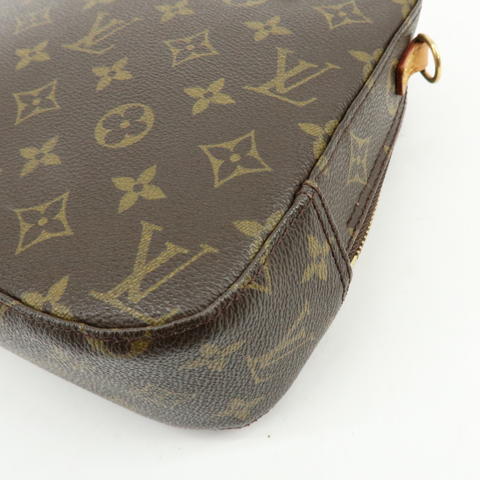 Louis Vuitton Monogram Spontini 2Way Shoulder Bag Hand Bag Brown M47500