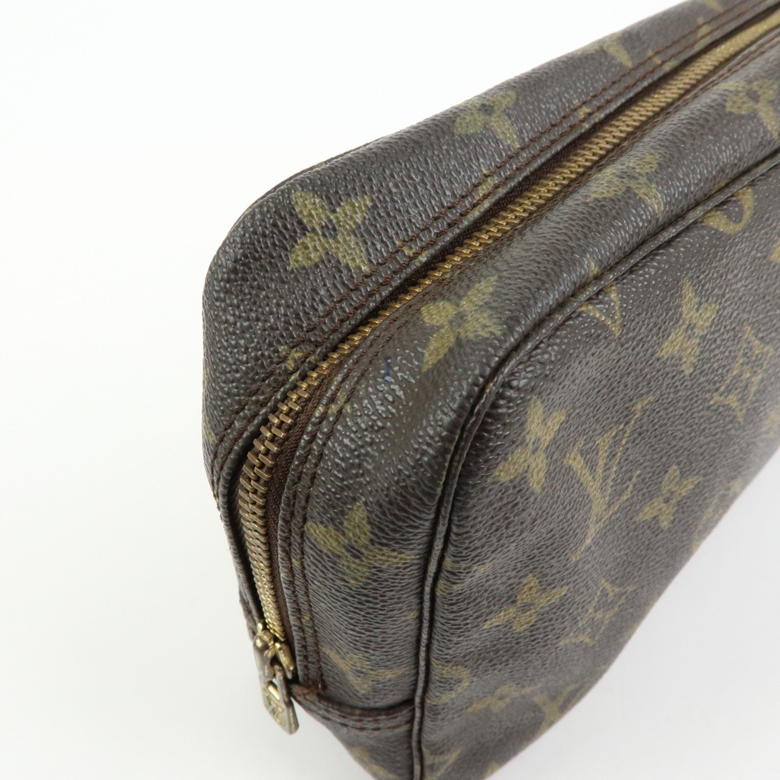 Louis Vuitton Monogram Trousse Toilette 23 Pouch Brown M47524