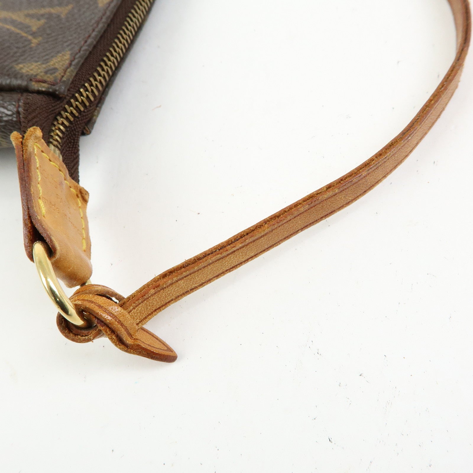 Louis Vuitton Monogram Pochette Accessoires Hand Bag Brown M51980