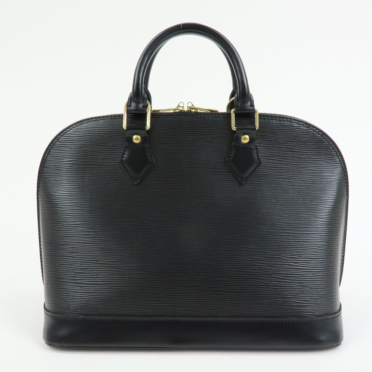 Louis Vuitton Epi Alma Leather Hand Bag Noir Black M52142