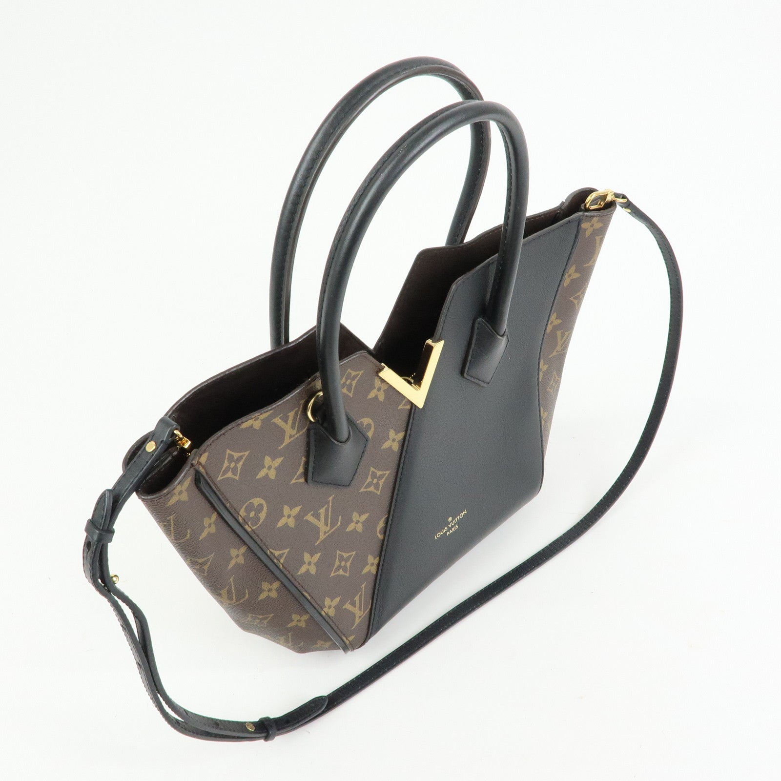 Louis Vuitton Monogram Kimono PM Hand Bag Tote Bag Noir M41855