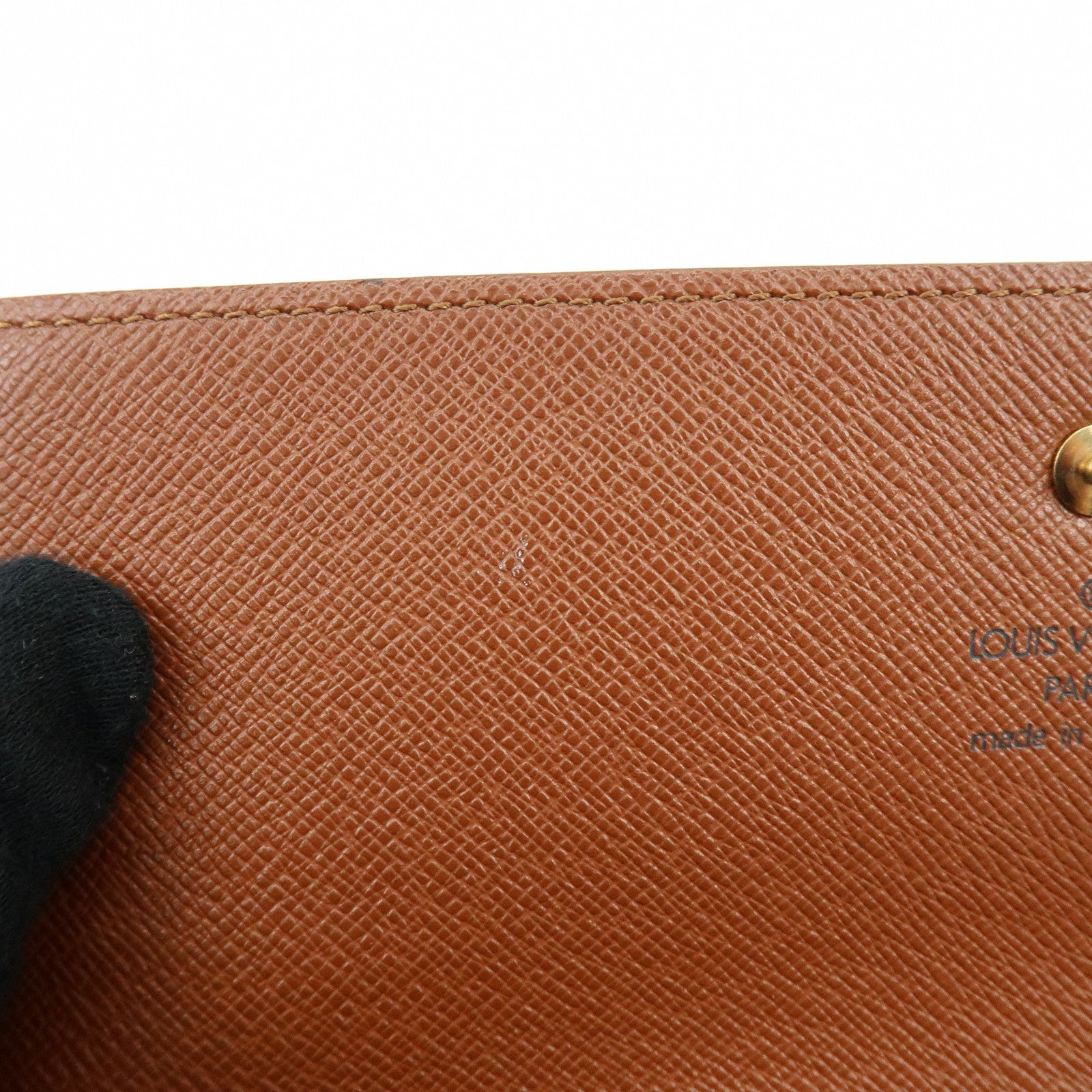 Louis Vuitton Monogram Porte Tresor International Wallet Brown M61215