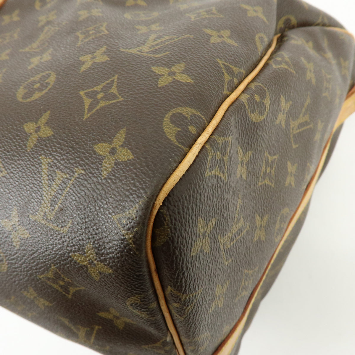 Louis Vuitton Monogram Keep All Bandouliere 55 Boston Bag Brown M41414