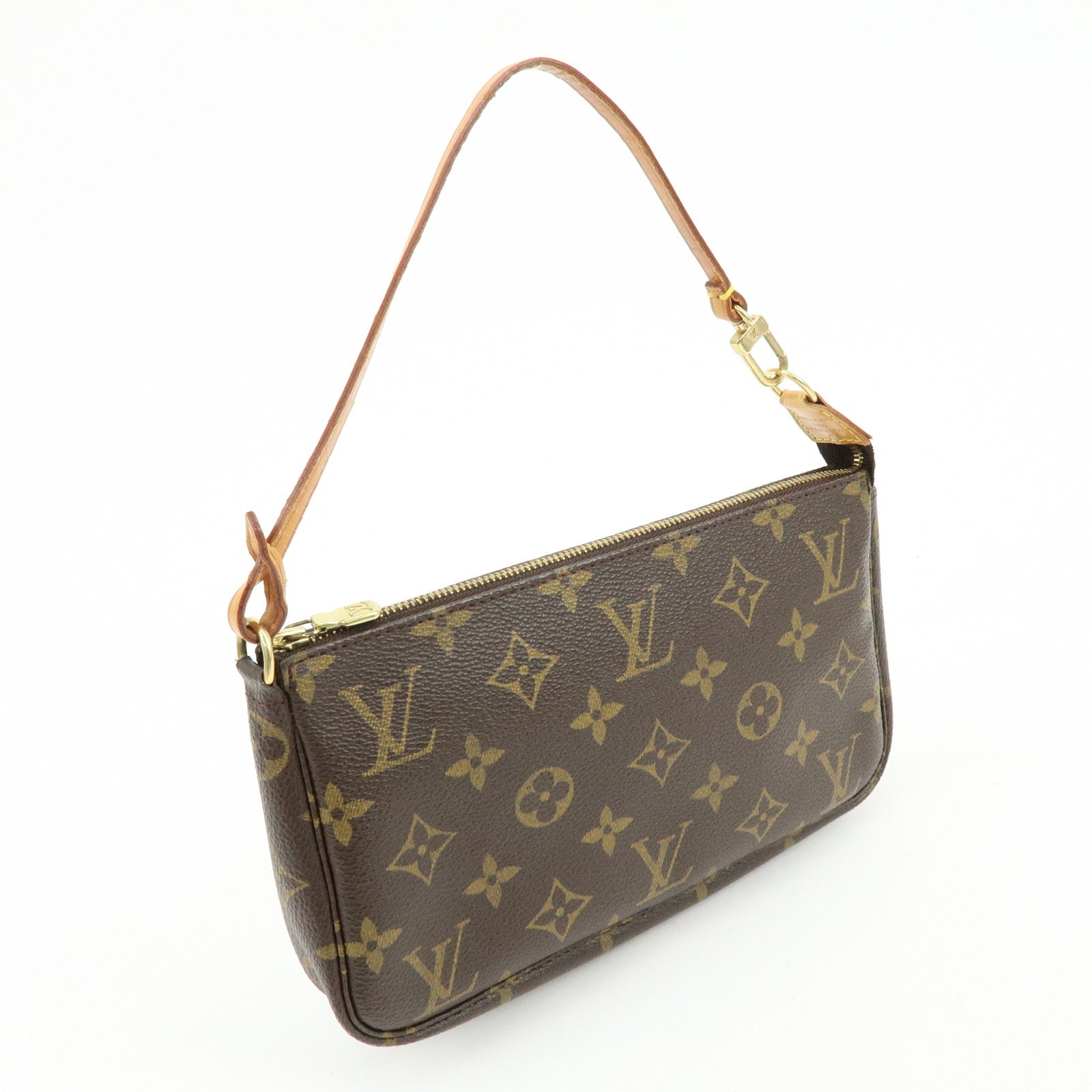 Louis Vuitton Monogram Pochette Accessoires Pouch Hand Bag M51980