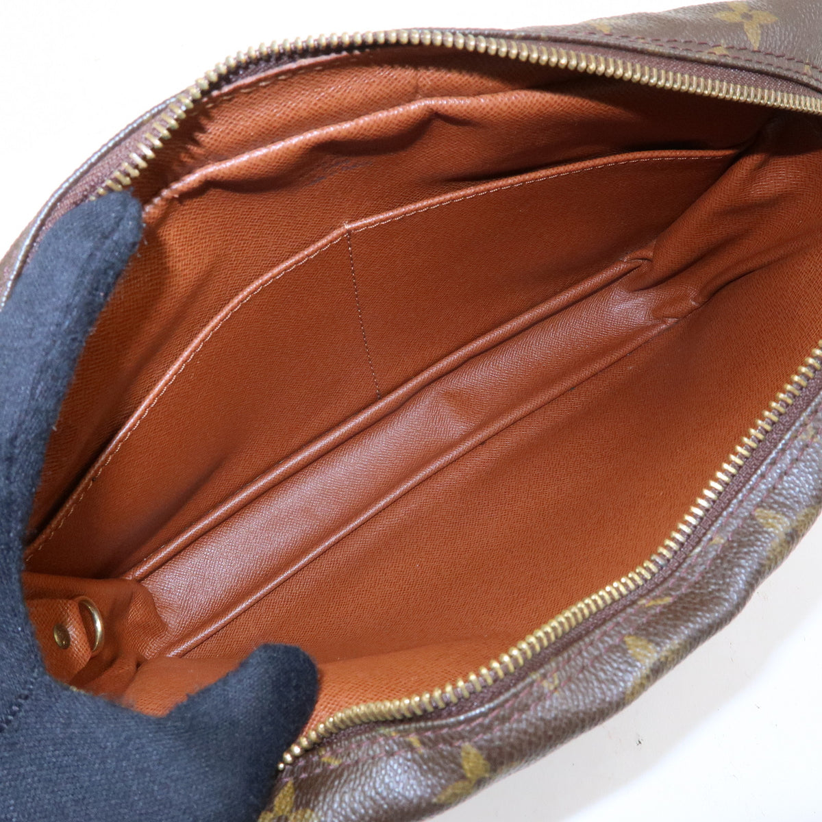 Louis Vuitton Monogram Compiegne 28 Pouch Clutch Bag Brown M51845