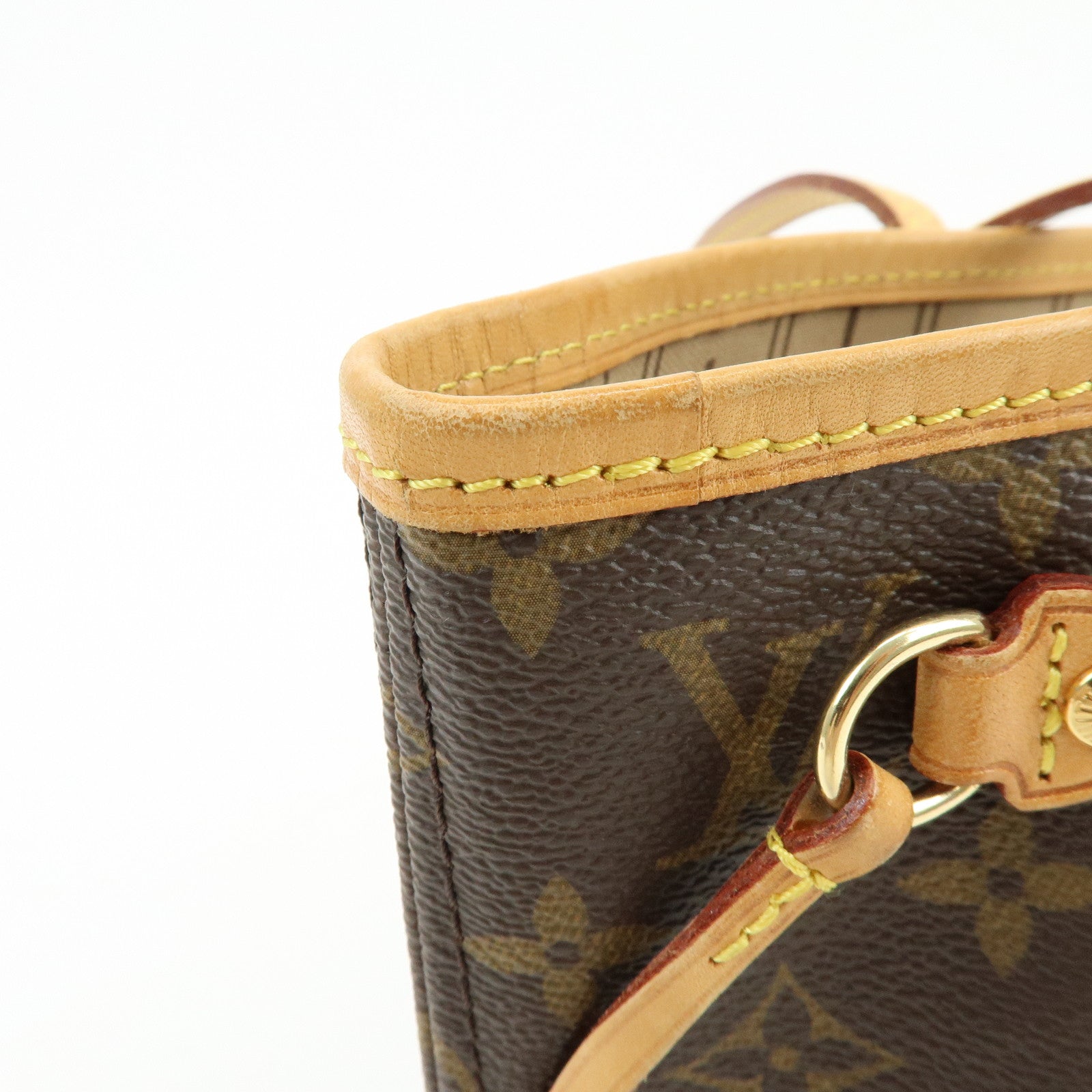 Louis Vuitton Monogram Neverfull PM Tote Bag Hand Bag Brown M40155