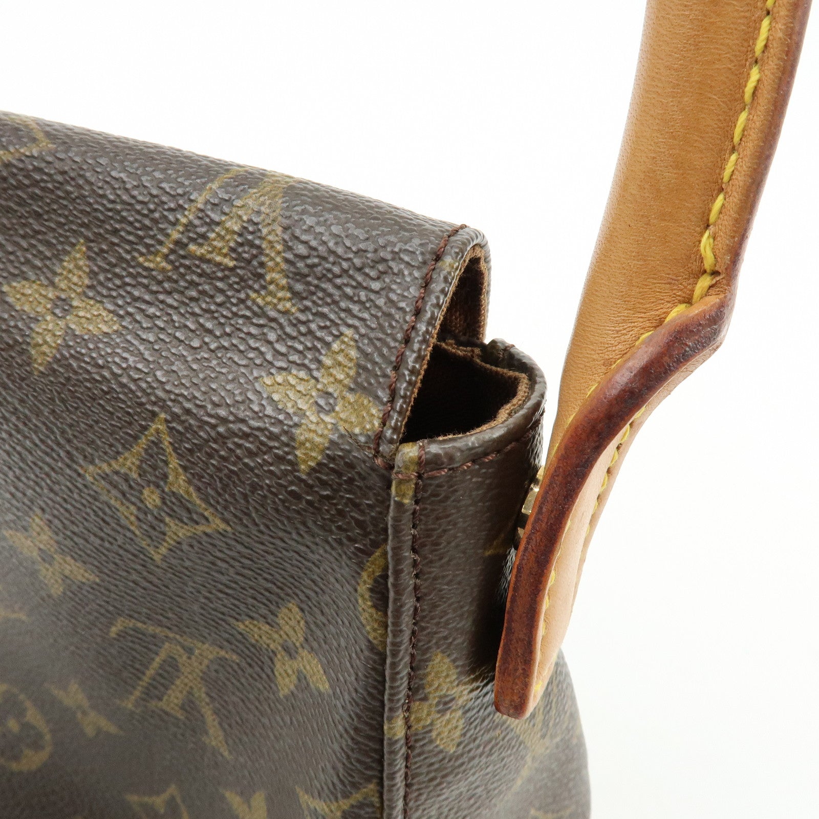 Louis Vuitton Monogram Mini Looping Shoulder Bag Brown M51147
