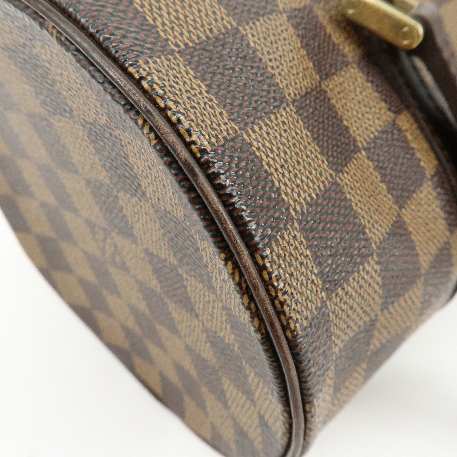 Louis Vuitton Damier Ebene Papillon 30 Hand Bag Brown N51303