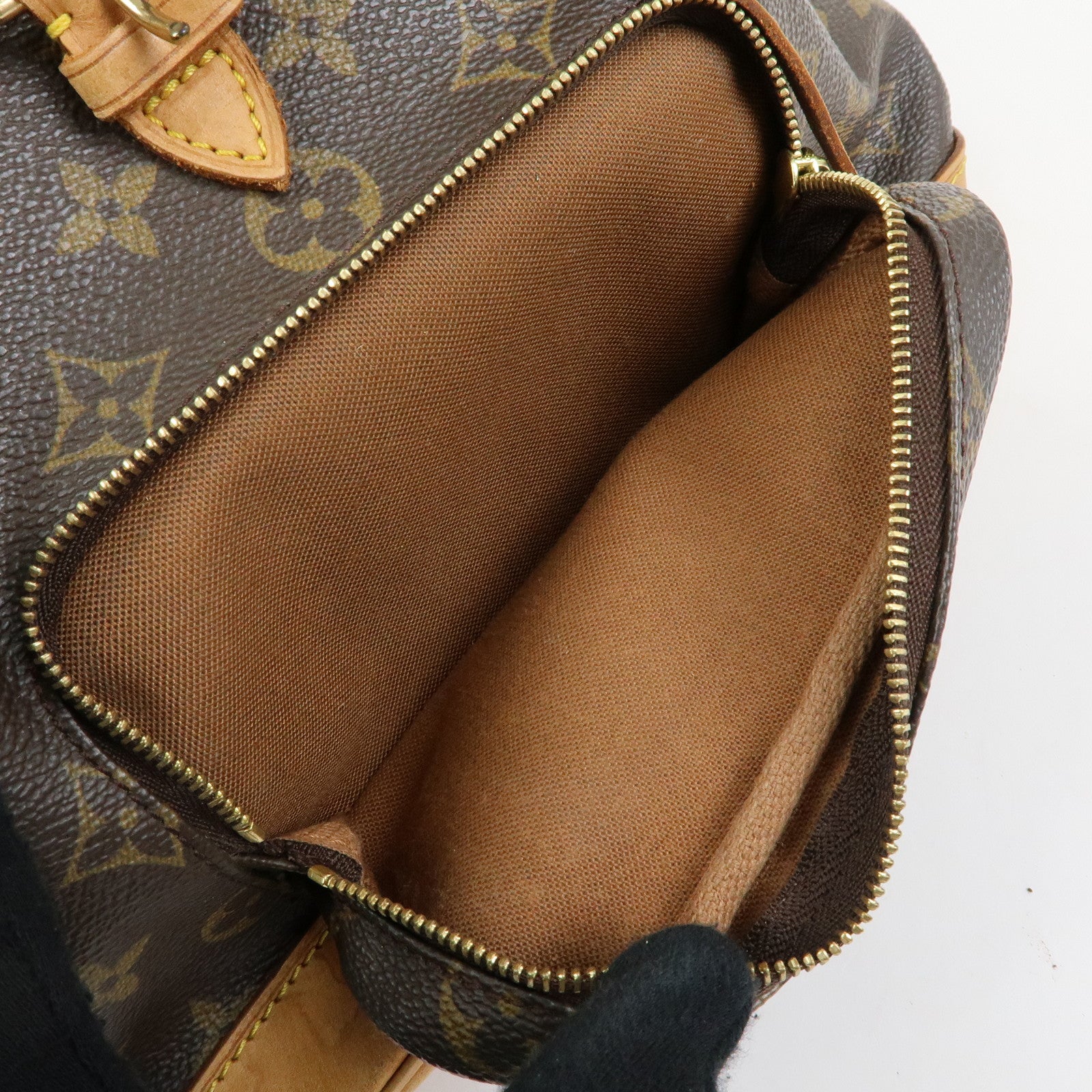 Louis Vuitton Monogram Canvas Montsouris MM Backpack Brown M51136