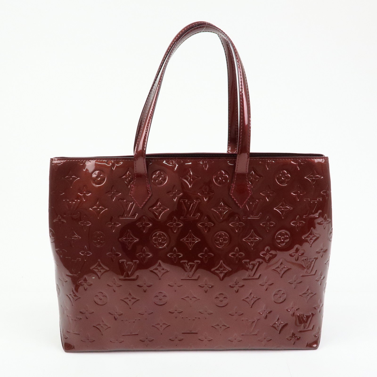 Louis Vuitton Monogram Vernis Leather Wilshire MM Tote Bag M91646
