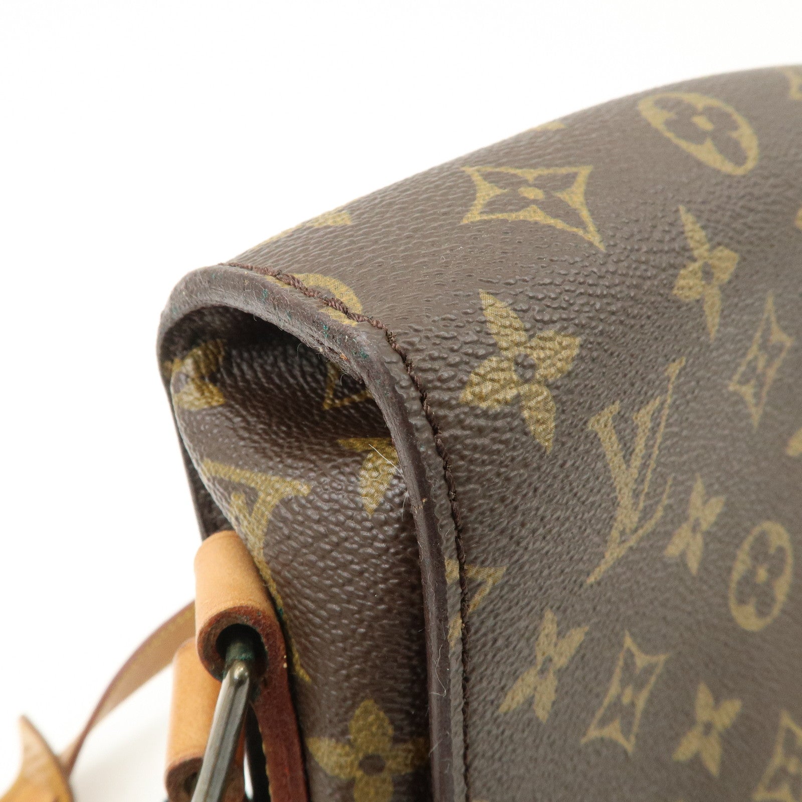 Louis Vuitton Monogram Saint Cloud GM Shoulder Bag Brown M51242 Used
