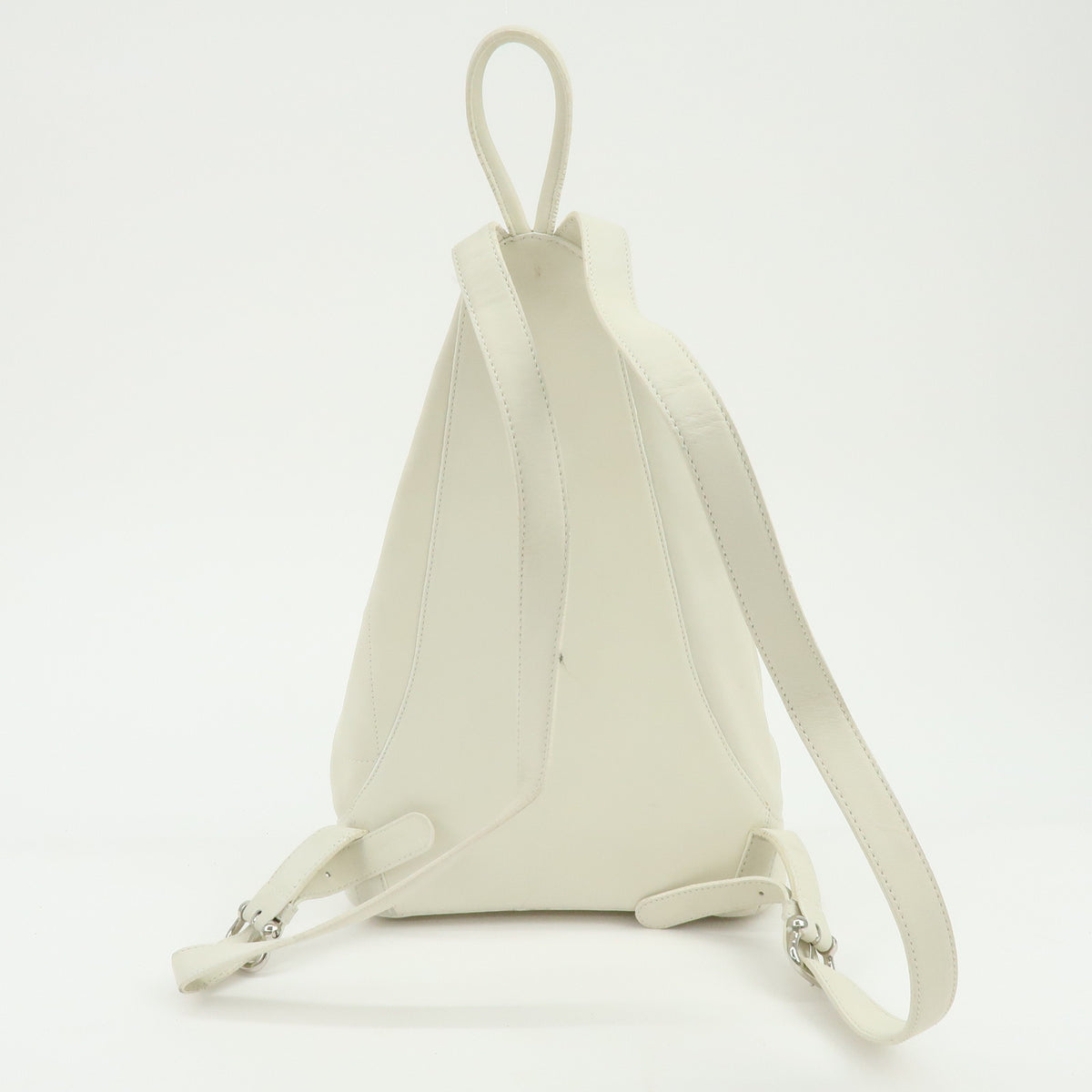 LOEWE Anton Leather Backpack Rucksack Ivory
