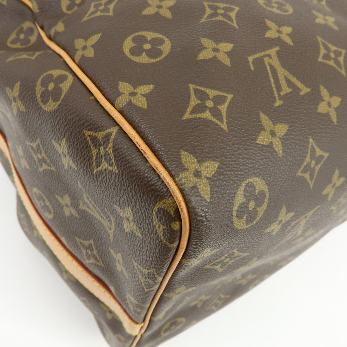 Louis Vuitton Monogram Keep All Bandouliere 60 Boston Bag Brown M41412