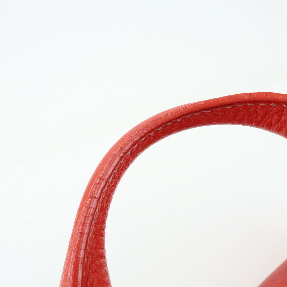 CELINE Boogie Bag Leather Hand Bag Tote Bag Red