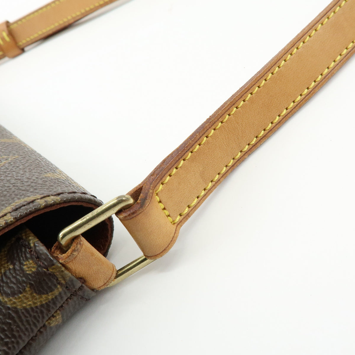 Louis Vuitton Monogram Musette Tango Short Shoulder Bag Brown M51257