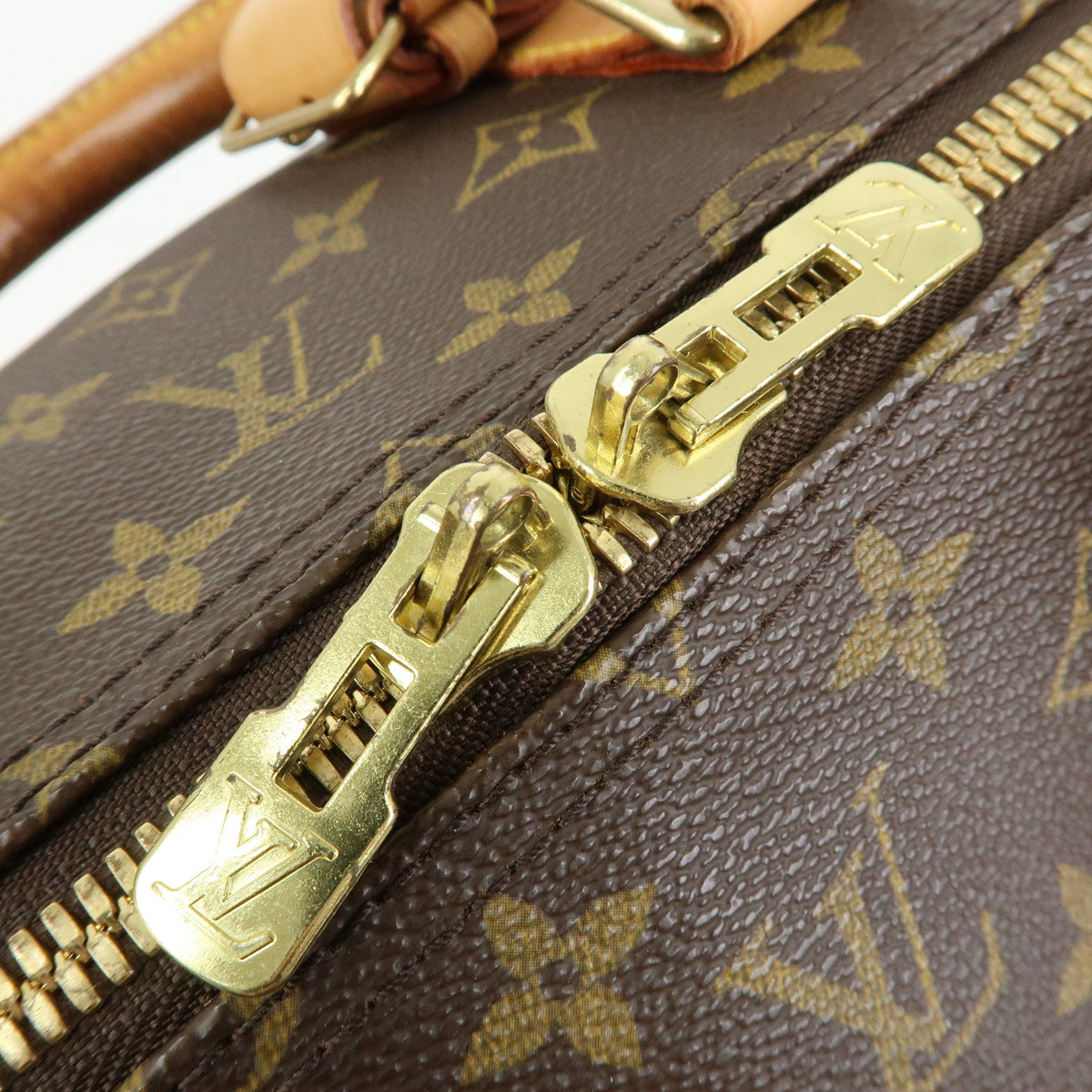Louis Vuitton Monogram Keep All 55 Boston Bag Brown M41424
