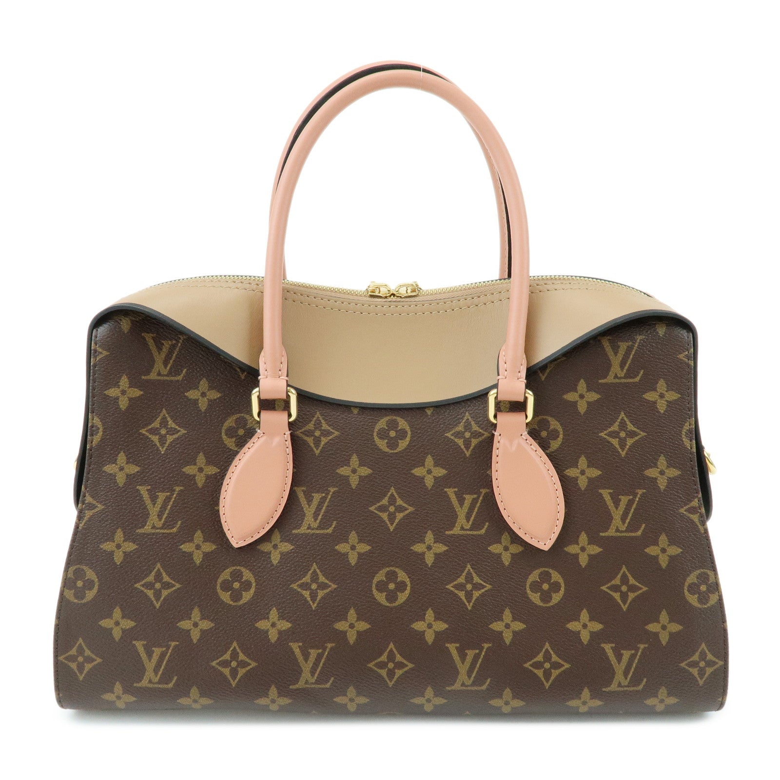 Louis Vuitton Monogram Tuileries Tote Canvavs Leather Hand Bag M44270