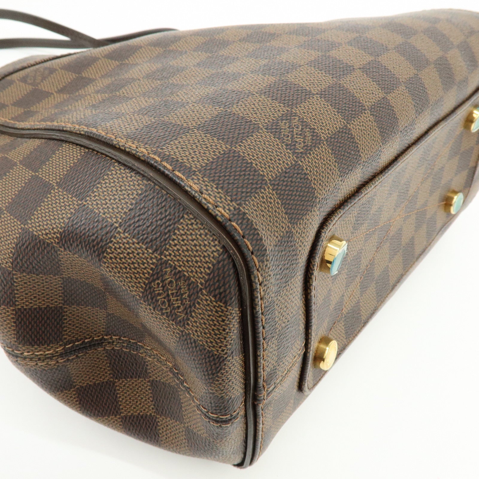 Louis Vuitton Damier Ebene Marylebone PM Shoulder Bag Brown N41215