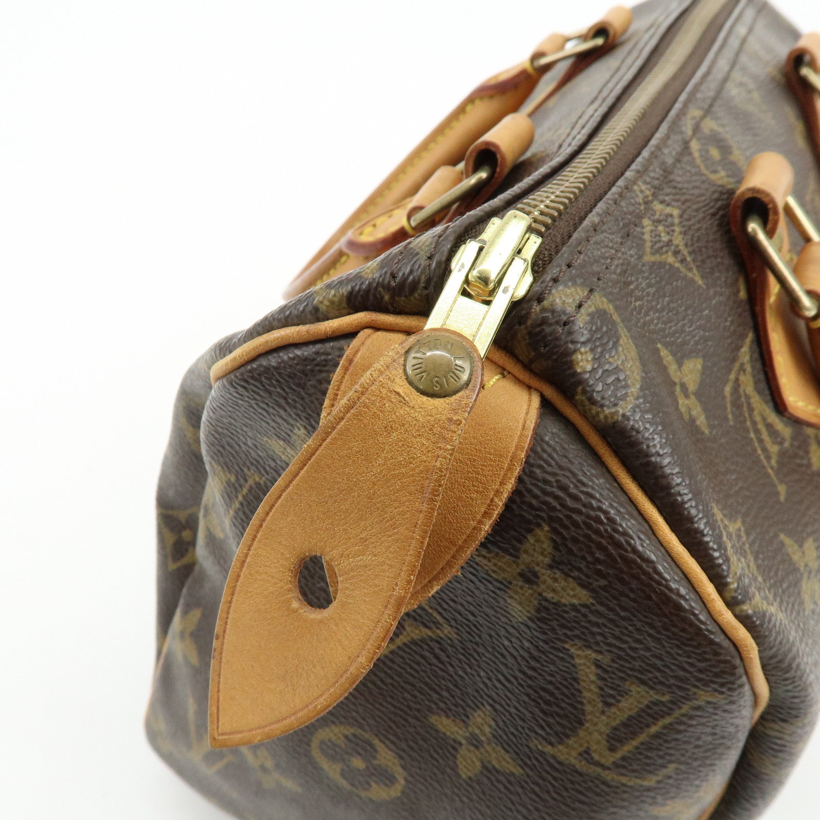 Louis Vuitton Monogram Speedy 25 Boston Bag Hand Bag Brown M41528