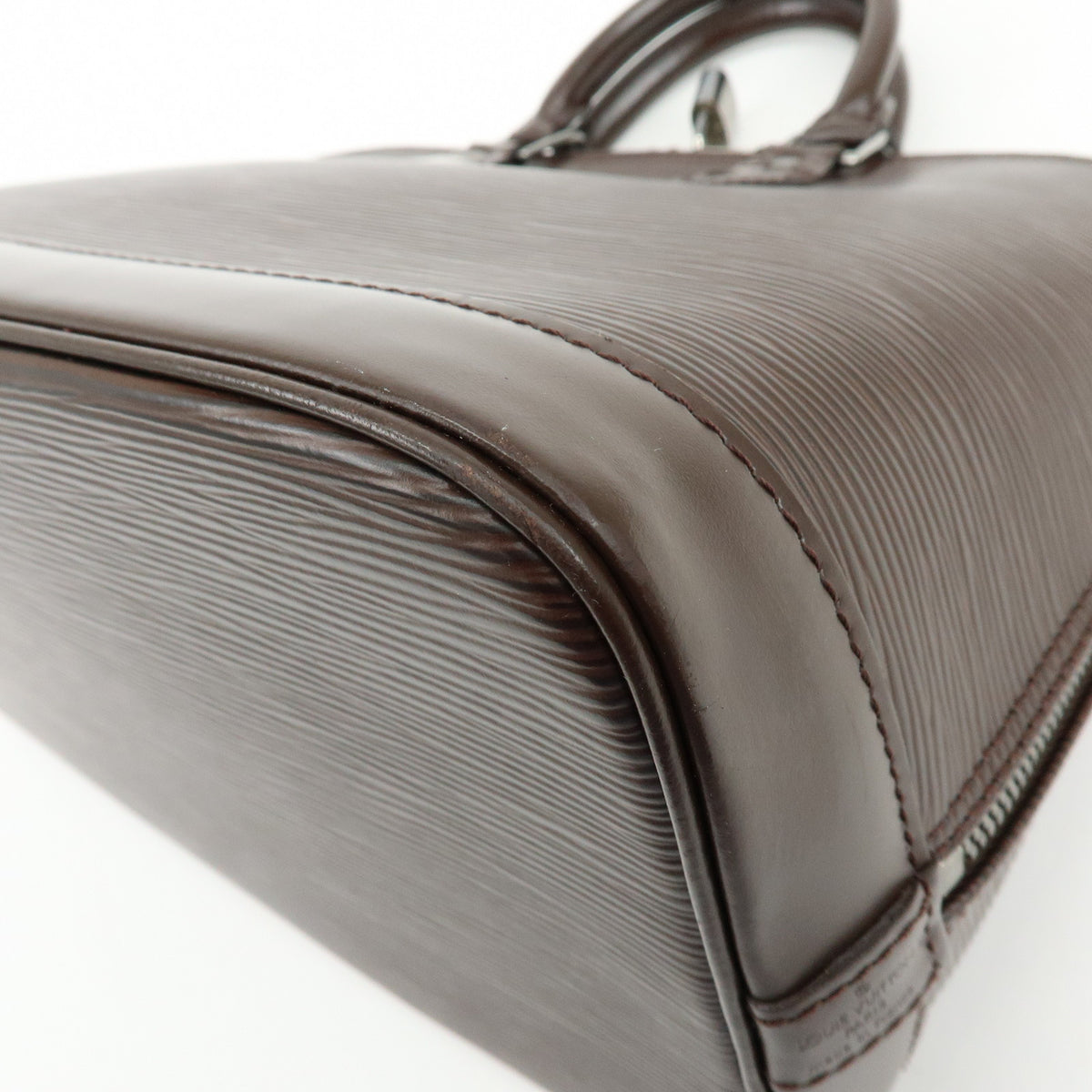 Louis Vuitton Epi Alma Leather Hand Bag Moca M5280D