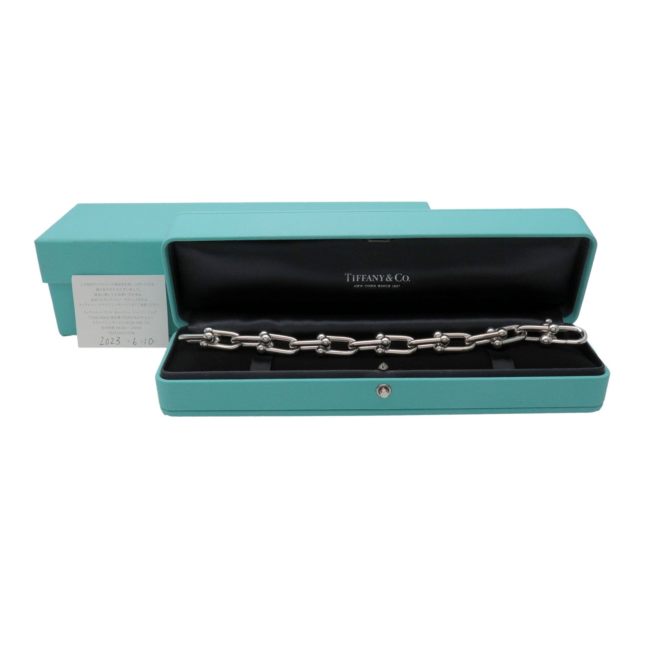 Tiffany & Co Hardware Large Link Bracelet SV925 Silver