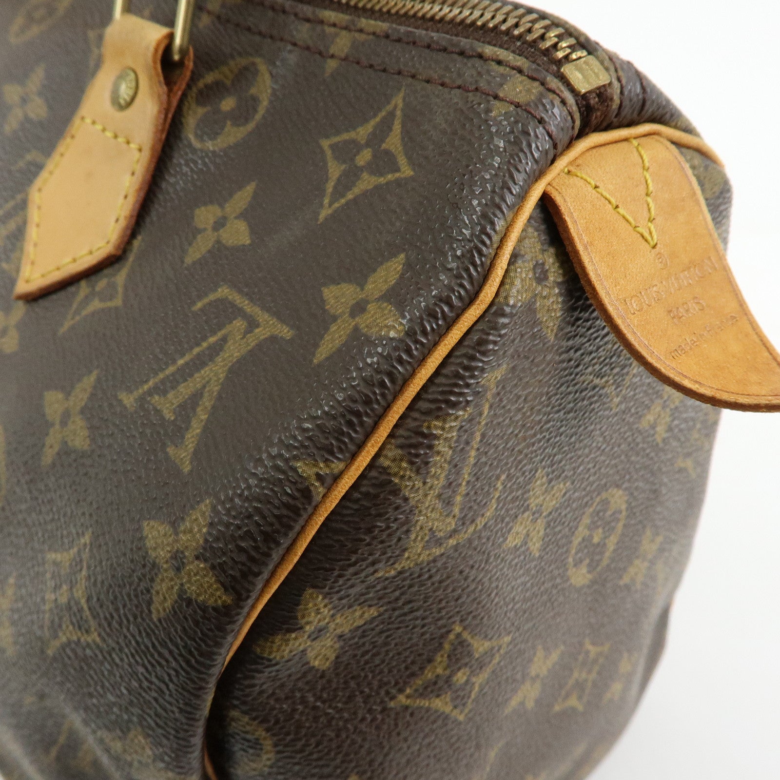 Louis Vuitton Monogram Speedy 30 Boston Bag Hand Bag Brown M41526