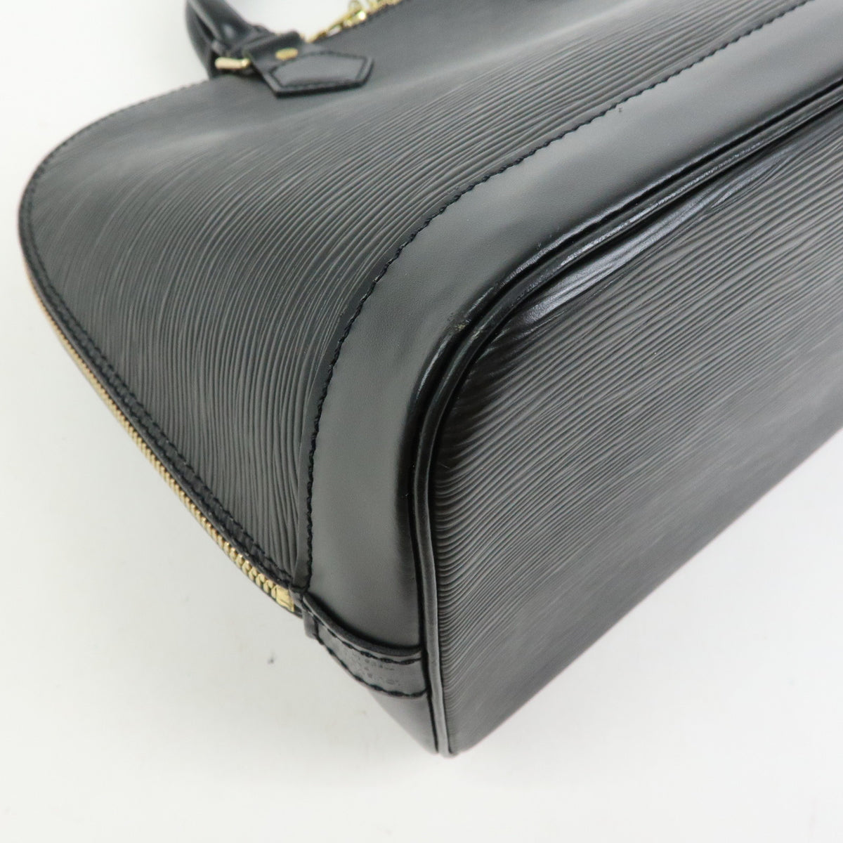 Louis Vuitton Epi Alma Leather Hand Bag Noir Black M52142