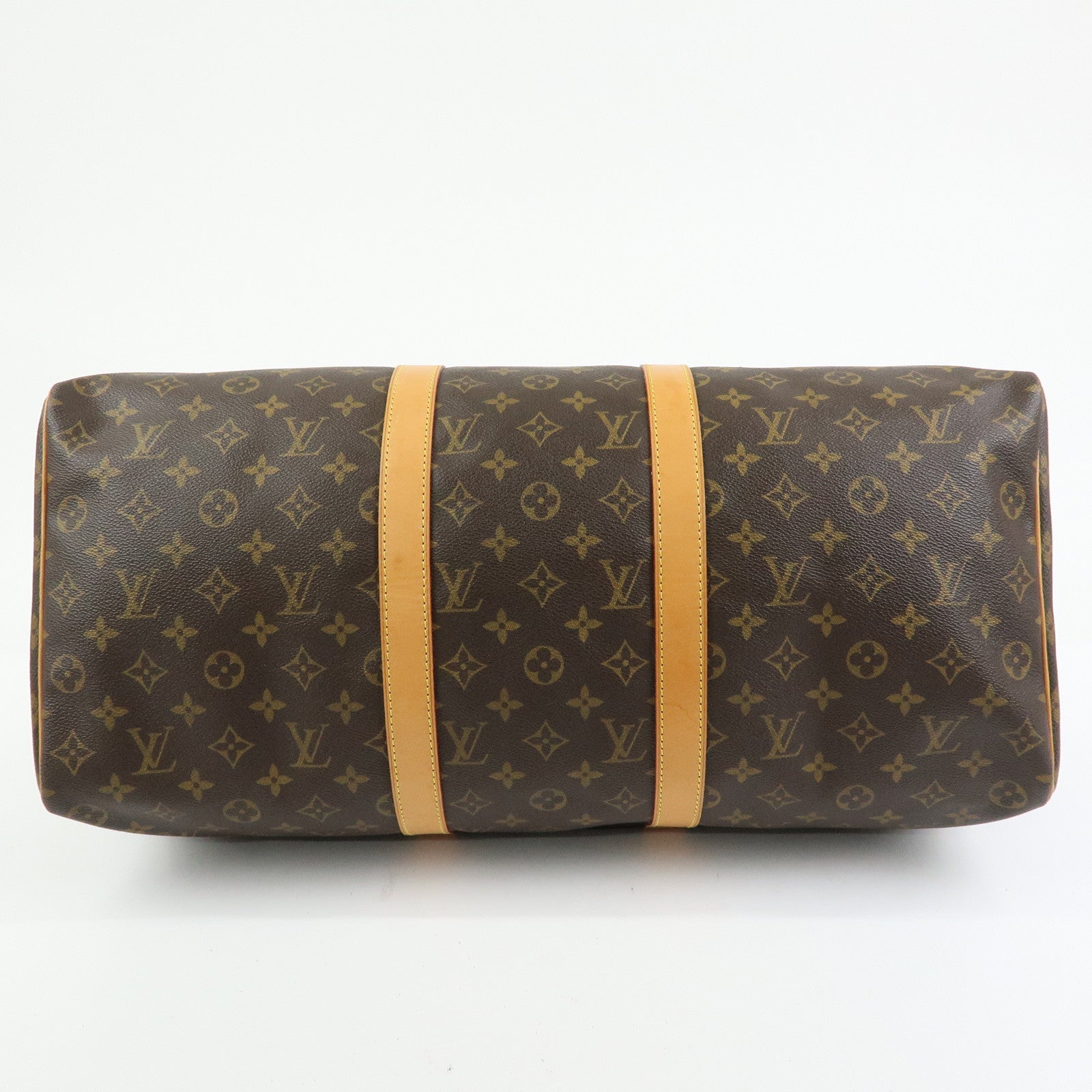 Louis Vuitton Monogram Keep All 50 Boston Bag Brown M41426