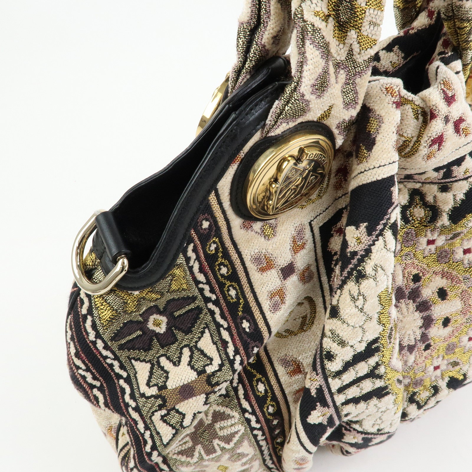 GUCCI Jacquard Hysteria Tapestry 2Way Hand Shoulder Bag 197016