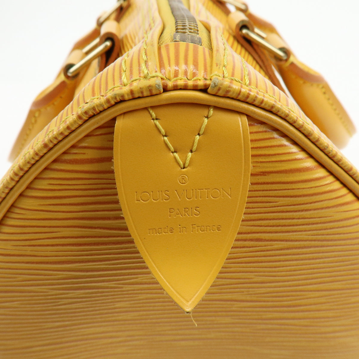 Louis Vuitton Epi Speedy 25 Boston Bag Hand Bag Yellow M43019