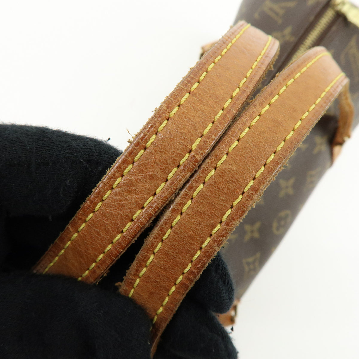 Louis Vuitton Monogram Papillon 30 Hand Bag Brown M51385