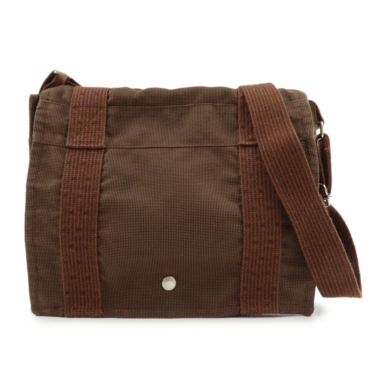 HERMES Herline Bassac PM Fourre Tout Shoulder Bag Crossbody Bag Brown