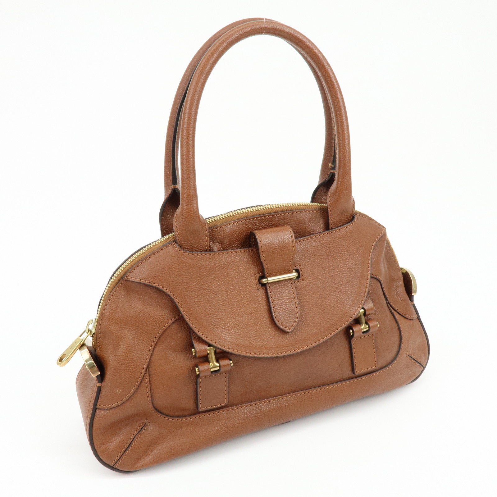 Chloe Leahter Georgia Shoulder Bag Hand Bag Brown
