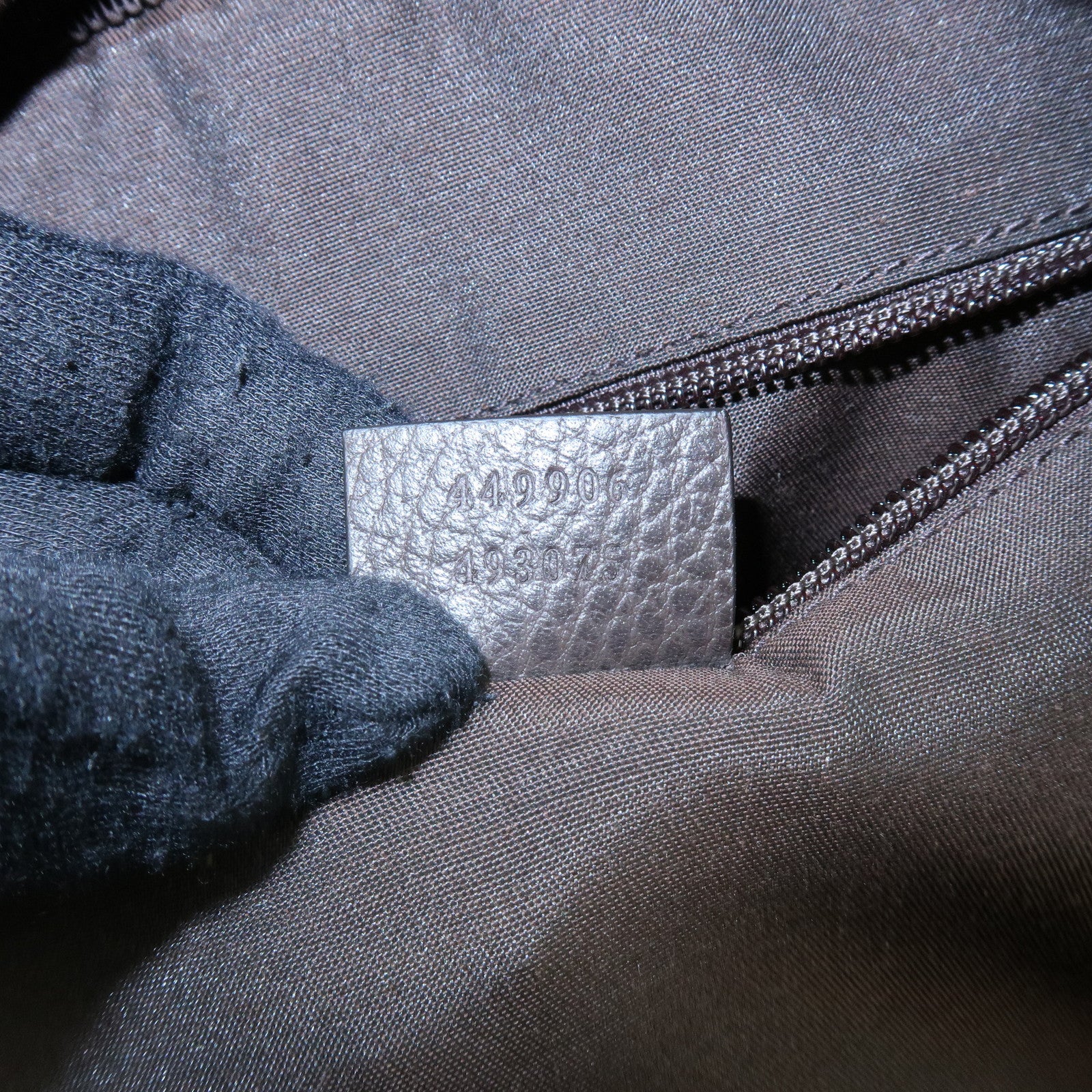 GUCCI GG Canvas Leather Backpack Rucksuck Beige Brown 449906