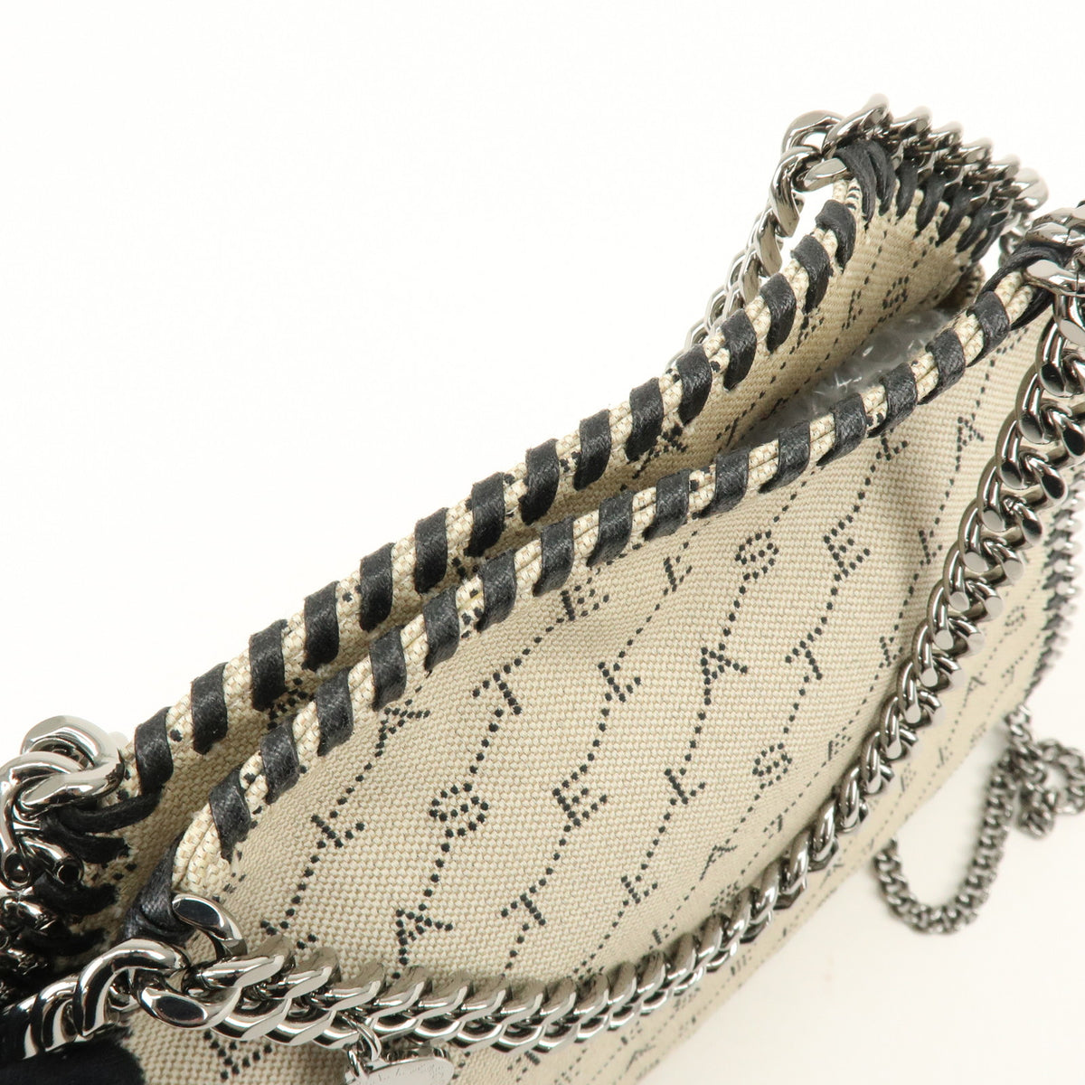 STELLA MCCARTNEY Falabella Faux Leather 2Way Bag Shoulder Bag Beige