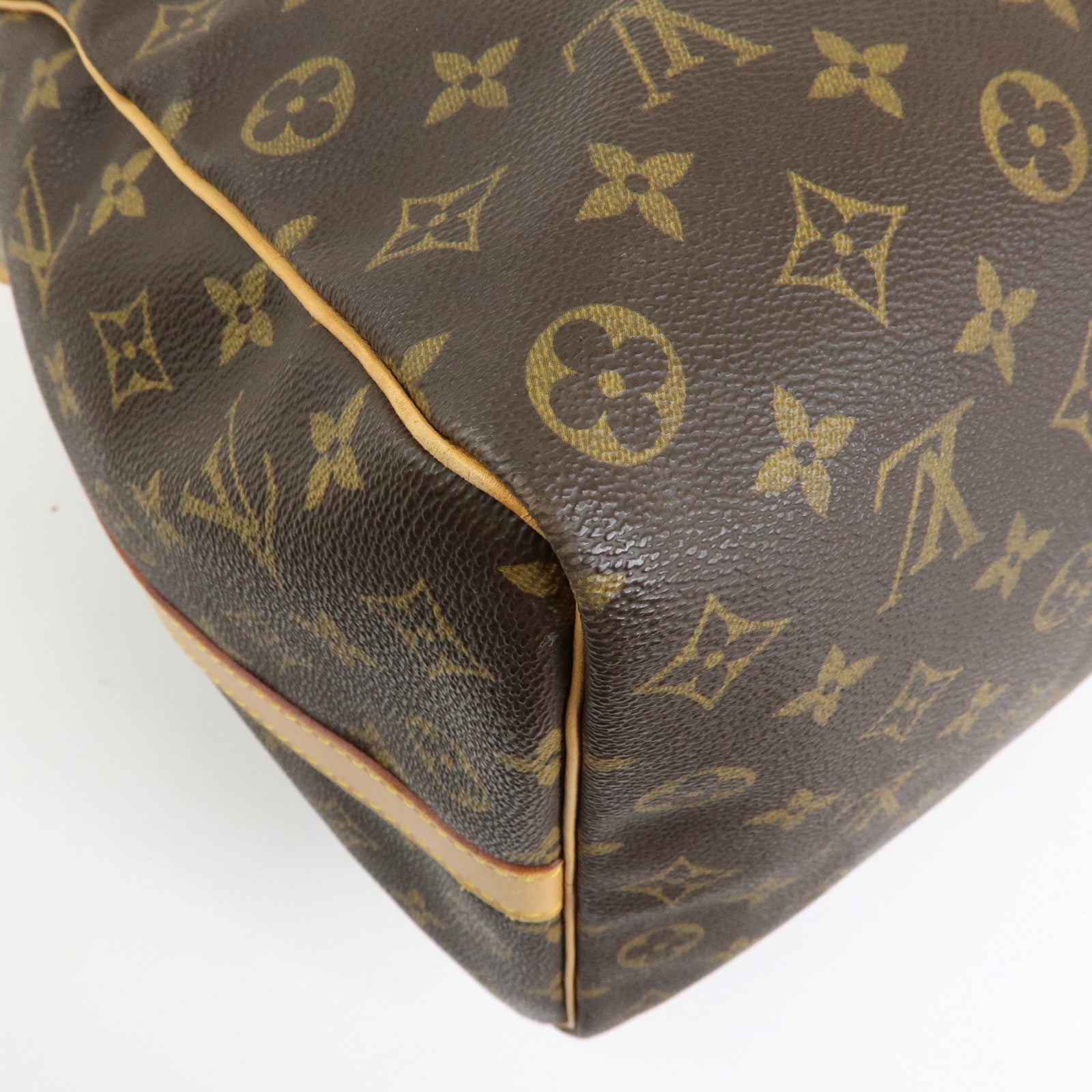 Louis Vuitton Monogram Keep All 50 Bandouliere Boston Bag Brown M41416