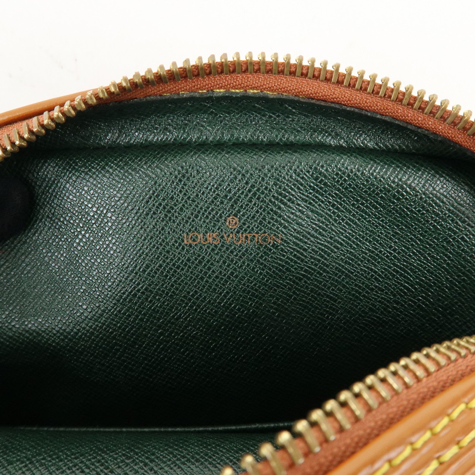 Louis Vuitton Epi Leather Danube Shoulder Crossbody Bag Kenya Brown