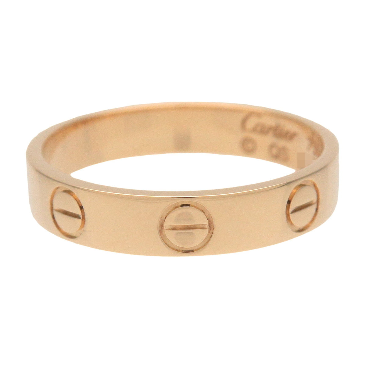 Cartier Mini Love Ring K18 750YG #50 US5.25 EU50 HK11 Yellow Gold
