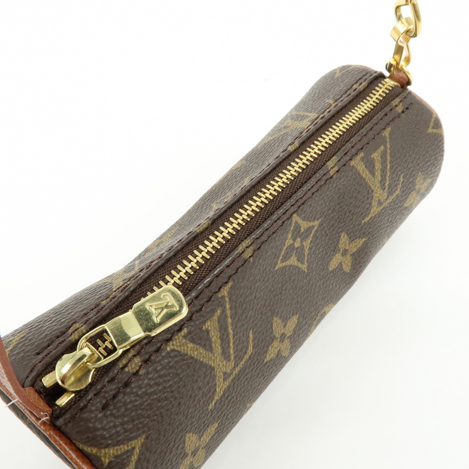 Louis Vuitton Monogram Mini Pouch for Papillon Bag Brown