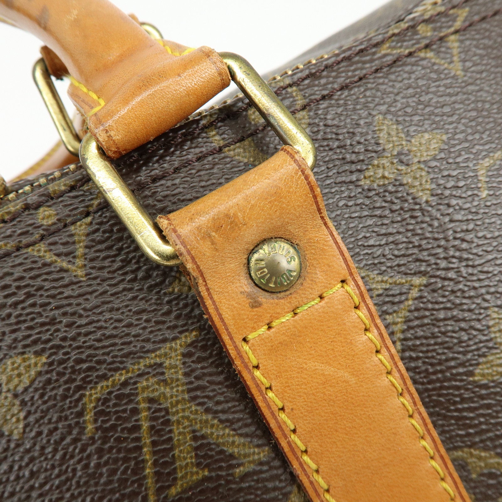 Louis Vuitton Monogram Keep All 50 Boston Bag Brown M41426