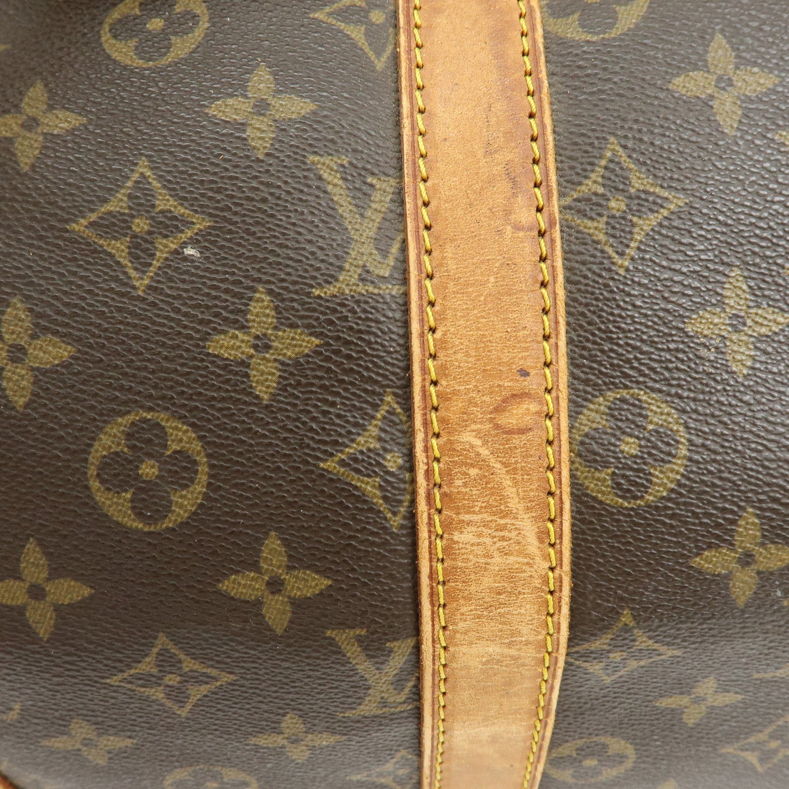 Louis Vuitton Monogram Keep All Bandouliere 45 Boston Bag M41418