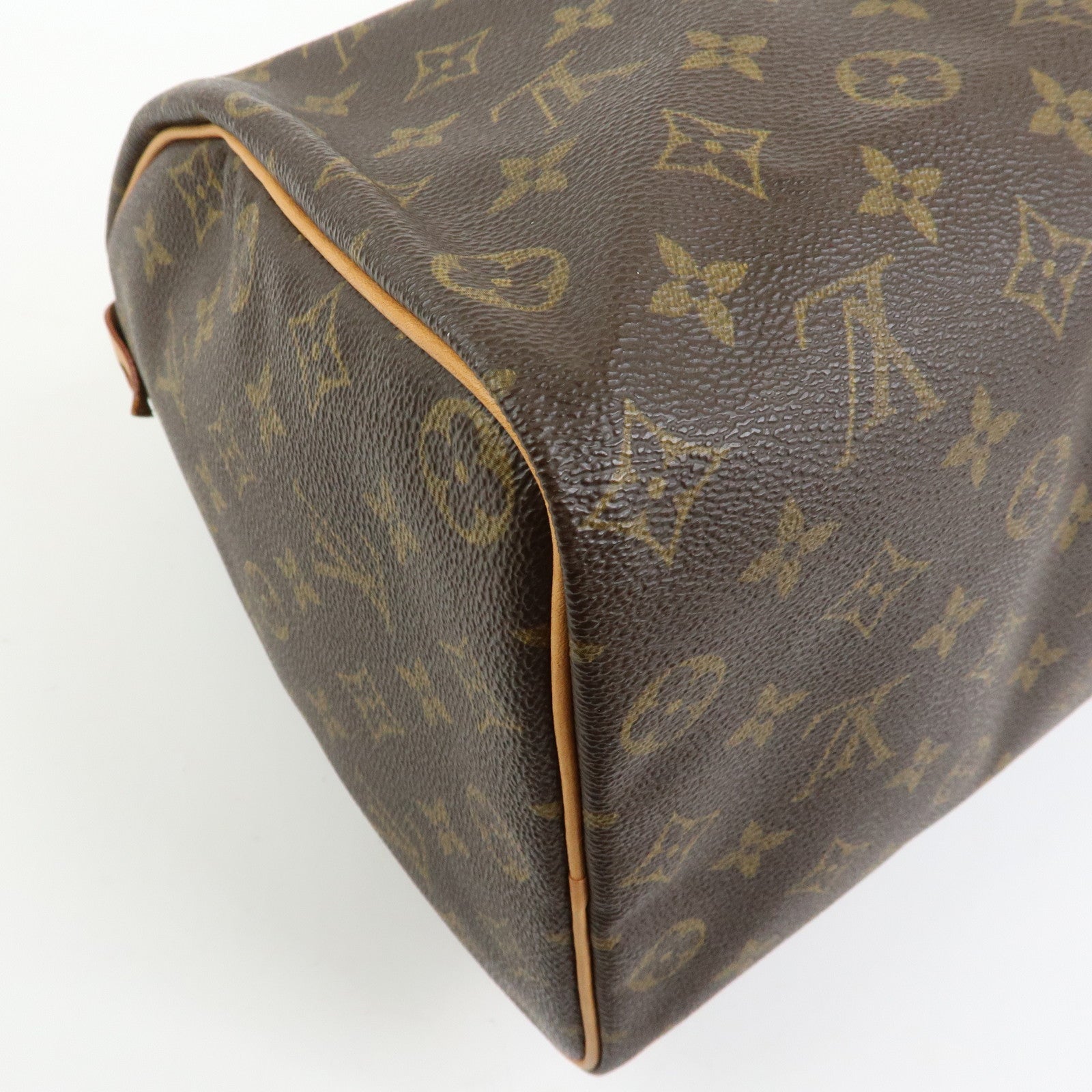 Louis Vuitton Monogram Speedy 35 Boston Bag Hand Bag Brown M41524