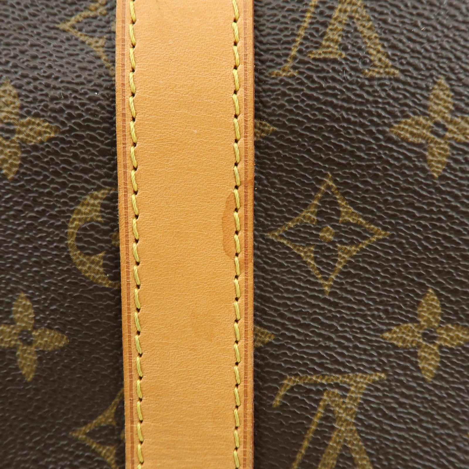 Louis Vuitton Monogram Keep All Bandouliere 50 Boston Bag Brown M41416