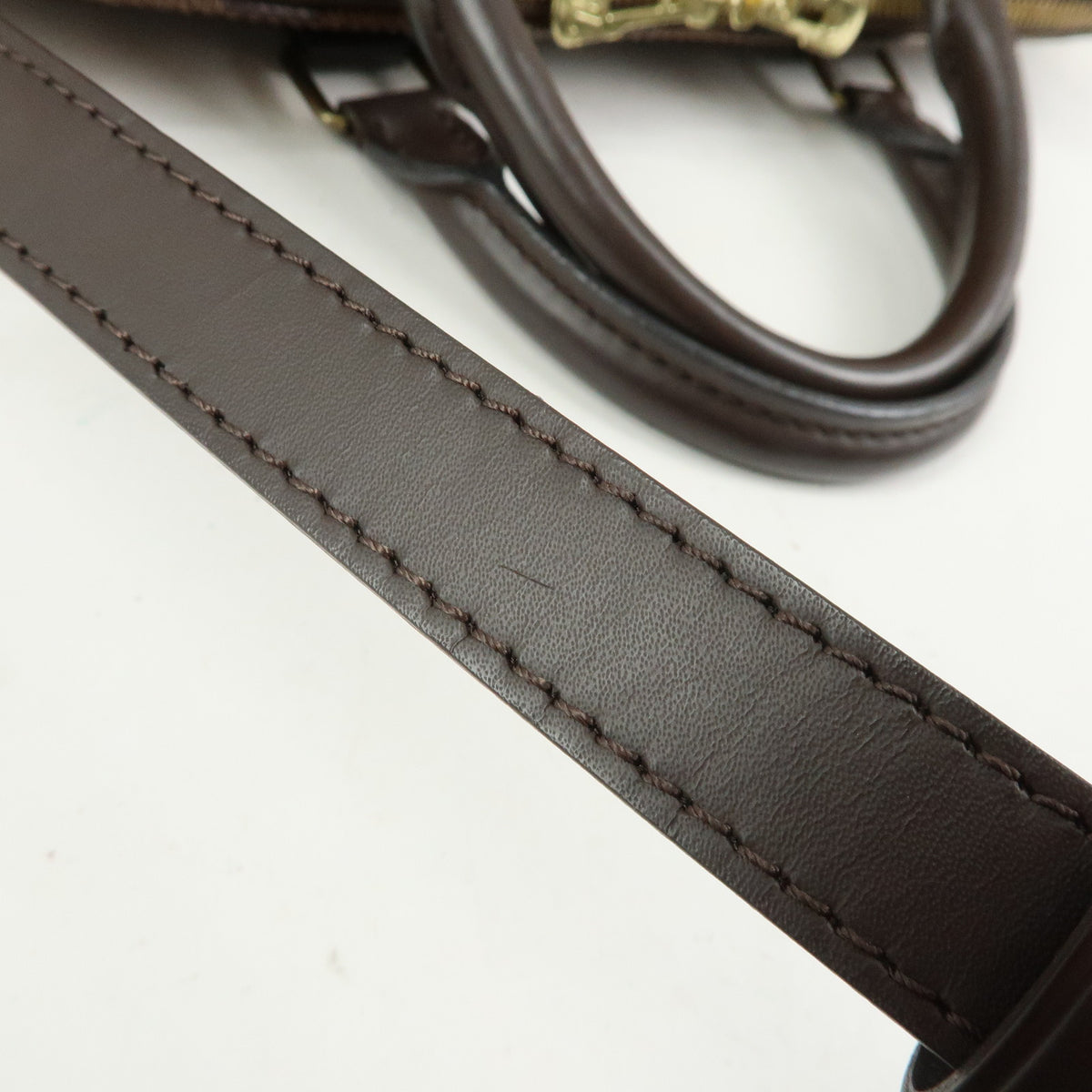 Louis Vuitton Damier Speedy Bandouliere 30 Boston Bag Brown N41367