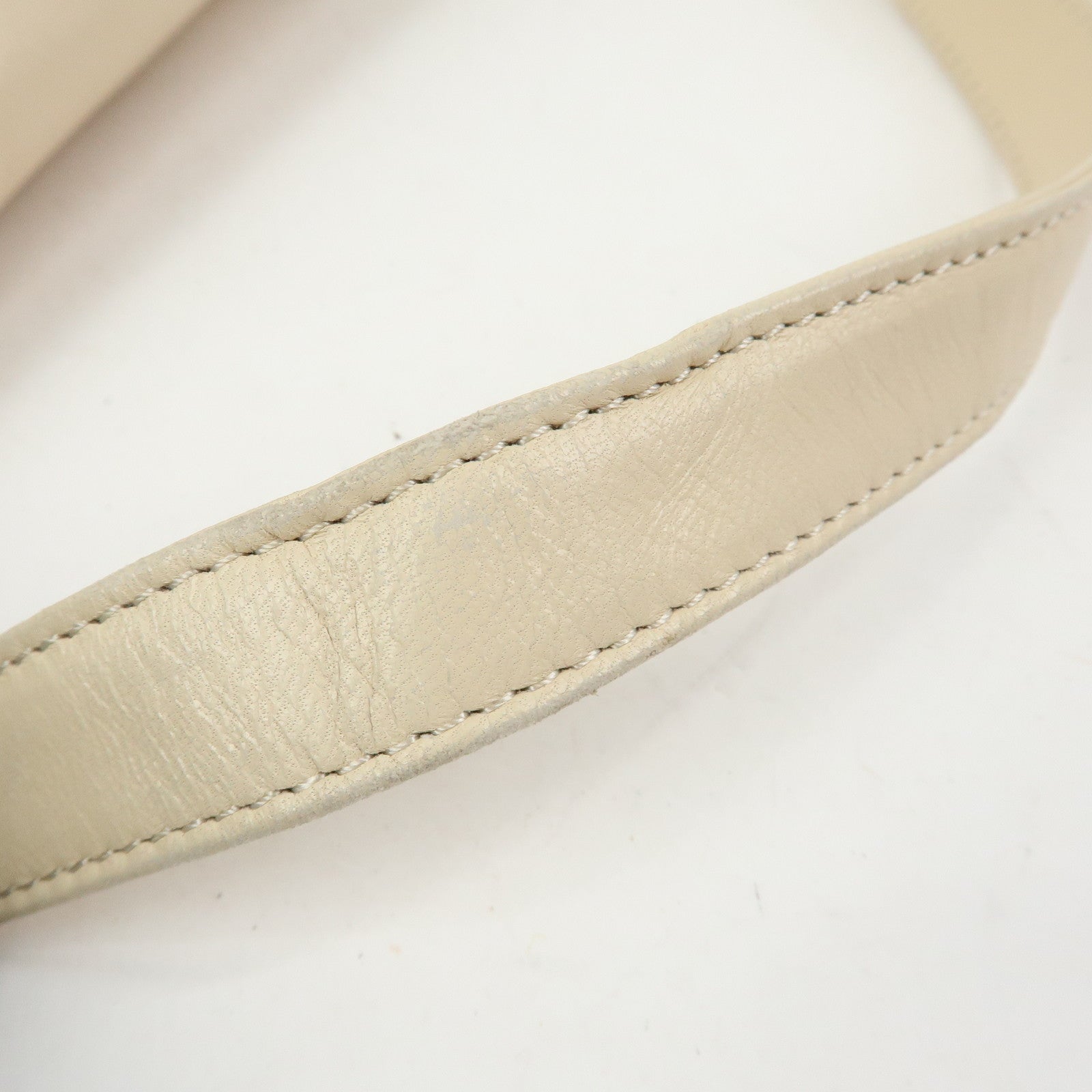 FENDI Mamma Baguette Nappa Leather Shoulder Bag Hand Bag Ivory